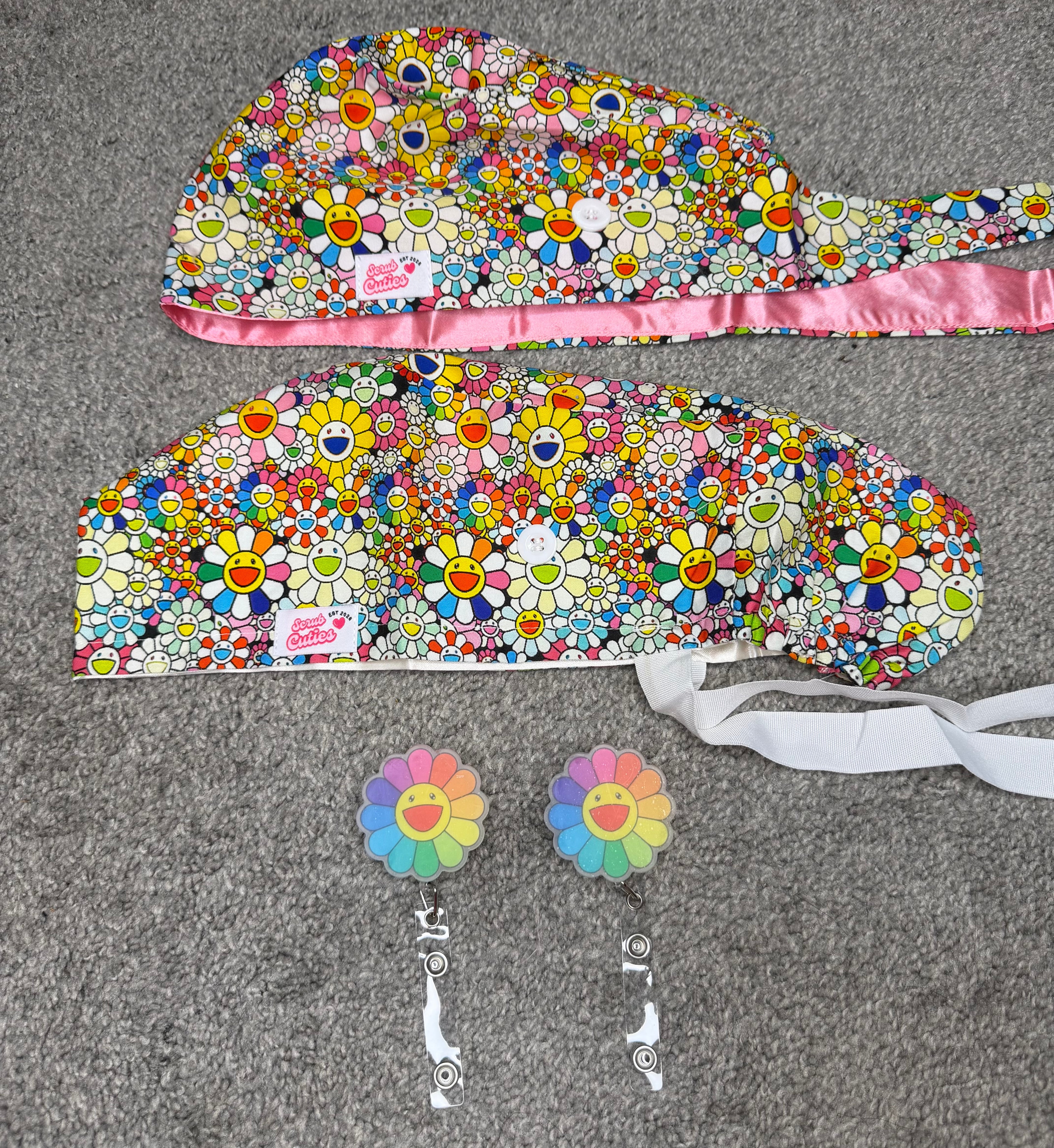 Ponytail Scrub caps